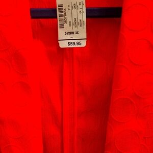 CJ Banks Coral Textured Jacket